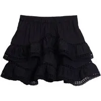 Bhoem Hosenrock Skort mit Rüschen und Spitzenverzierung (1-tlg)