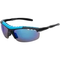 BEZLIT Eyewear Pilotenbrille Unisex Sonnenbrille Sportlich verspiegelt (1-St) mit schwarzen Linsen, Rot/Gelb, Blau und Blau Lila