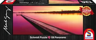 Schmidt Spiele 59365 - Mark Gray Canning River - Western Australia Klassische Puzzle 136 Teile