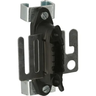 Kerbl T-Pfahl Bandtorgriffisolator Profi-Set schwarz - 441494