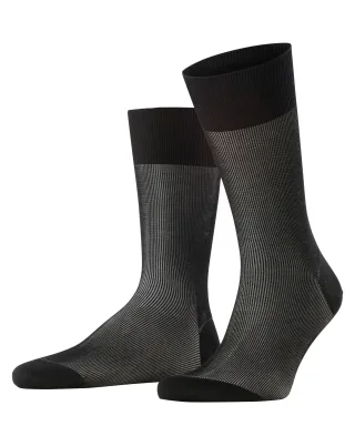 FALKE - FALKE Fine Shadow Herren black-mix - Gr. - 45.5