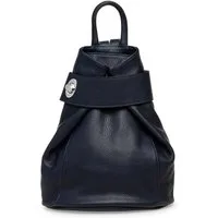 Caspar Cityrucksack Mittelgroßer Damen Rucksack aus Leder - CLASSIC LINE - Modell No.789