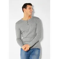 H.I.S Langarmshirt mit aufwendiger Knopfleiste