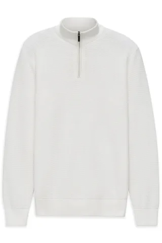 bugatti - Herren Pullover 1/1 Arm ecru - Gr. - L