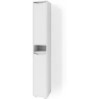 Vicco Hochschrank Ruben, Weiß, 30 x 192.5 cm (1-St)