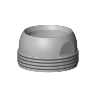 Dornbracht Befestigung Ersatzteile 092404148 D. 48 x 27 mm Weiß matt 092404148-10