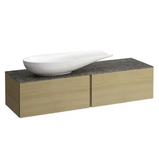 LAUFEN Waschtischunterschrank und Waschtischplatte ALESSI 500x1600x370 H4323420972501