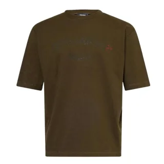 Dsquared2 Milano Logo Militärgrünes T-shirt