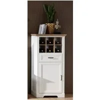 Innostyle Stauraumschrank Jasmin mit Weinregal