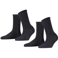 FALKE Socken Happy 2-Pack Socken (2-Paar) Set aus 2 Paar Baumwollstrümpfen