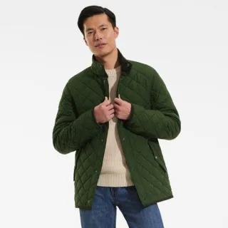 Steppjacke FeatherFree, Herren,  Grün, Polyester, by Lands' End