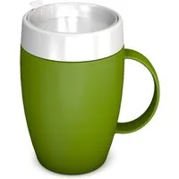 Ornamin Schnabelbecher Becher mit Trink-Trick mit Schnabelaufsatz/Trinkaufsatz, 2-tlg., Kunststoff, Trinkhilfe l Alltagshilfe l BPA-frei l Made in Germany