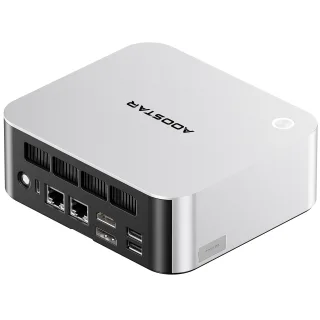 AOOSTAR MACO Mini PC AMD Ryzen AI 9 HX 470 12 Cores 24 Threads 32GB LPDDR5 1TB SSD WIFI7 BT5.3 Windows 11 Pro Quad Scree