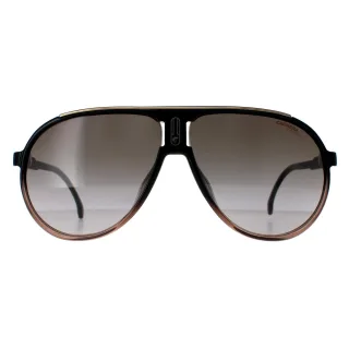 Carrera Aviator Herren Schwarz Braun Schatten Braun Gradient Champion 65/N