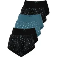 petite fleur by Lascana Taillenslip (6er-Pack) aus elastischer Baumwolle