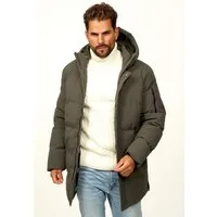 OneRedox Parka mit Kapuze als Winterjacke Steppjacke Herren warme Pufferjacke Windbreaker - Wintermantel
