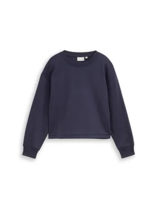 tom tailor kids - Sweatshirt mit Schriftzug parisien night blue - Gr. - 164