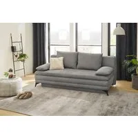 Jockenhöfer Gruppe Schlafsofa Laurin, B: 202 cm, Liegefl. 158x200 cm, Dauerschläfer, mit Bettfunktion, Bettkasten, Kaltschaumtopper &1 Zierkissen