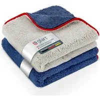 Glart 472PP 2 St. Mikrofasertücher Auto Trockentuch 40x40cm Auto Poliertuch Mikrofasertuch (80% Polyester, 20% Nylon, 40x40 cm)