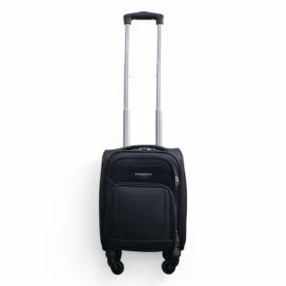 Weichschalen-Reisekoffer aus leichtem Nylon mit 4 Rädern, unter dem Sitz verstaubar