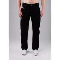 PICALDI Jeans 5-Pocket-Hose Stoffhose Zicco 472 Gabardine Mount Carrot Fit Clean Black (1-tlg) Sommerlicher Gabardine-Stoff