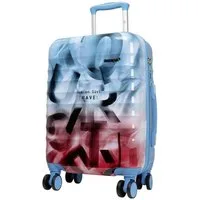 Warenhandel König Hartschalen-Trolley Revona, 4 Rollen, Dehnfalte für Gr. L und XL, farbig abgestimmte Griffe und Rollen