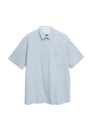 s.Oliver - Hemd blau - Gr. - 5XL