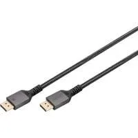 DisplayPort 1.4 Premium Anschlusskabel, UHD 8K schwarz/grau, 1 Meter