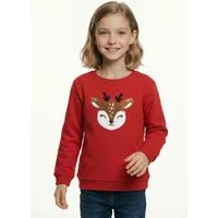 Blue Seven Sweatshirt mit weihnachtlichen Motiven