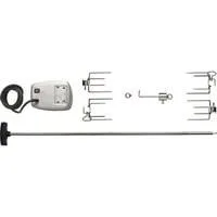Drehspieß-Set Commercial Quality für Prestige PRO 665, Grillspieß silber