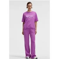 SENSES.THE LABEL Rundhalsshirt mit Bindeband am Saum