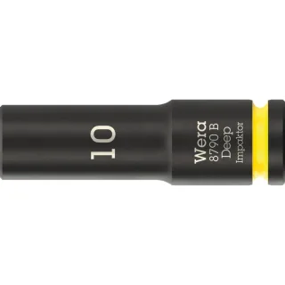 Wera 8790 B Impaktor Deep Steckschlüsseleinsatz mit 3/8 zoll-Antrieb, 10 x 63 mm - 05005551001