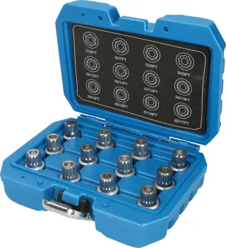 Brilliant Tools Felgenschloss-Sortiment für VW, 12-tlg - BT691190