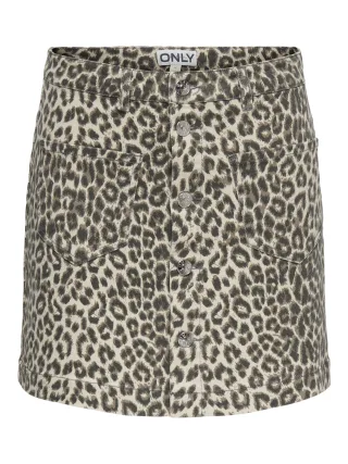ONLY - ONLAMAZING HW LEO SKIRT PNT Cloud Dancer - Gr. - L