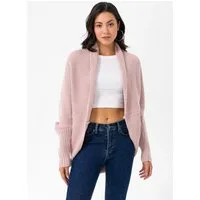 Felix Hardy Strickjacke Langärmelige Strickjacke aus Wollmischung mit Fledermausärmeln