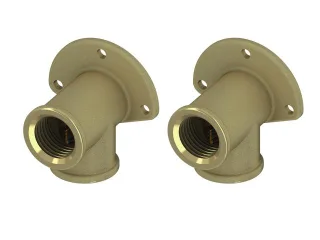 Tece -Wandscheiben Siliziumbronze 2 Wandscheiben 1/2" x 1/2" Innengewinde, 9021032 9021032