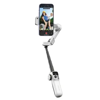 Aochuan Smart P2 3-Axis Phone Gimbal Stabilizer Magnetic Phone Holder with AI Tracking and Fill Light 20cm Extension Rod