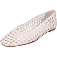 Melvin & Hamilton Bexley 6 Leder-Geflochtene Schuhe für Damen Ballerina Flache Absätze, Echtes Leder, Von Hand geflochten