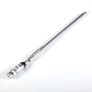 BNC FM Antenna 76-108 MHz Extendable to 123cm Portable Radio Transceiver Enhanced Signal Reception