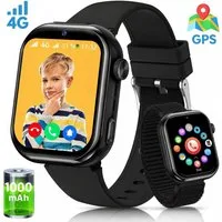 SWGOTA 2026 NEUE 4G Kinder Smartwatch 1000mAh mit GPS & Telefonfunktion Smartwatch (1,83 Zoll), Dual-Kamera mit je 3 MP, Smartwatch für Kinder, für 4–12 Jungen und Mädchen,für Android und IOS