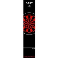 Kingpower Dartmatte Dartteppich Dartmatte Darts Turnier Matte Dart Matte 290 x 60 cm Rot
