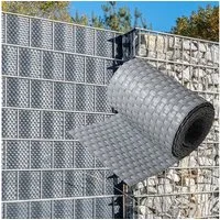 NYVI Sichtschutzstreifen Sichtschutzstreifen Privafence 255x19 cm für Zaun, (1-St), Polyrattan 3D Optik, Wetterfest, Reißfest