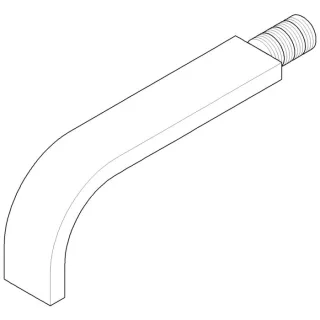 Dornbracht Auslauf EHM-WT- Wand MEM 04282215010-08 platin