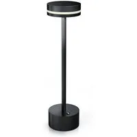 Brandson LED Tischleuchte Tischlampe, stufenlos dimmbar, 3 Lichtfarben, Akku 3600 mAh, Touch, Dimmfunktion, Ein-/Ausschalter, Farbwechsel, mehrere Helligkeitsstufen, LED fest integriert, Kaltweiß, Neutralweiß, Warmweiß, Tischlampe kabellos, USB-C, Sc