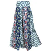 Guru-Shop Relaxhose Patchwork Palazzohose, Hippie chic Schlaghose,.. alternative Bekleidung