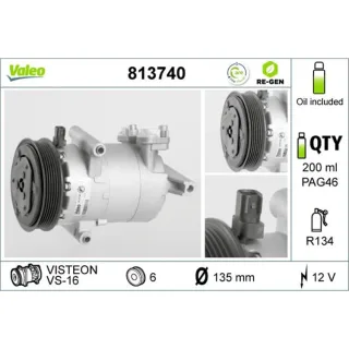 Valeo Klimakompressor Citroen Jumper Ford Transit Peugeot Boxer 2,2