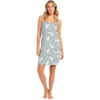 Pastunette Nachthemd Damen Schlafshirt mit Spaghetti Trägern (1-tlg) feminin