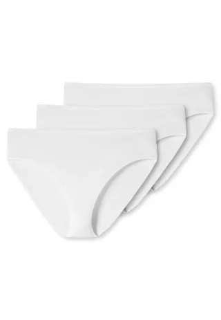 SCHIESSER - 3PACK Slip weiss - Gr. - 46