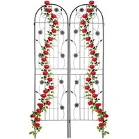 relaxdays Rankgitter 2er Set 200 cm