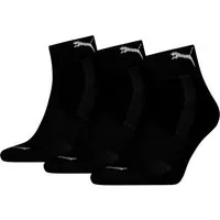 PUMA Kurzsocken (3-Paar) mit eingestricktem Logo im Bund